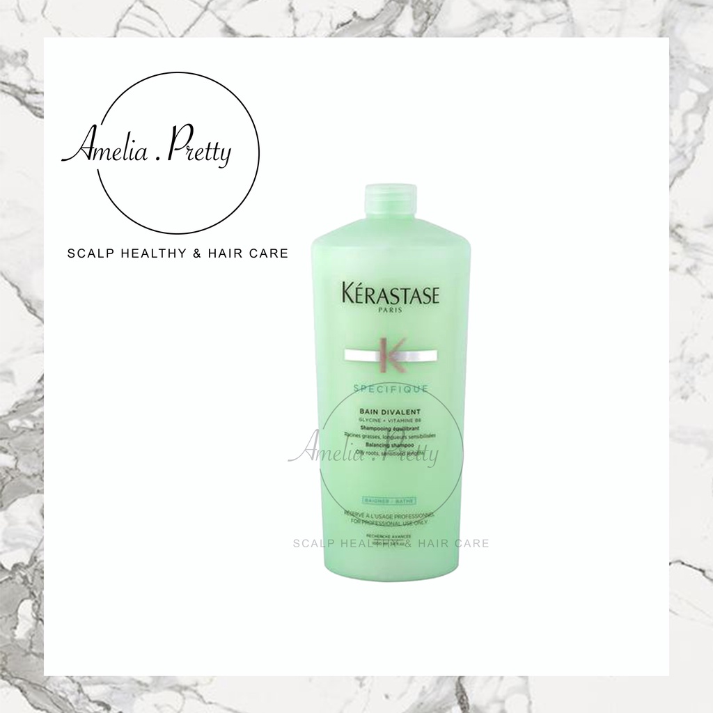 Kerastase Specifique Bain Divalent Amino Acid Shampoo 1000ml ( For oily