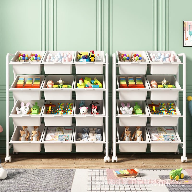 Children's Bookshelf, Kids Book Rack Organizer Iron Children's Toy