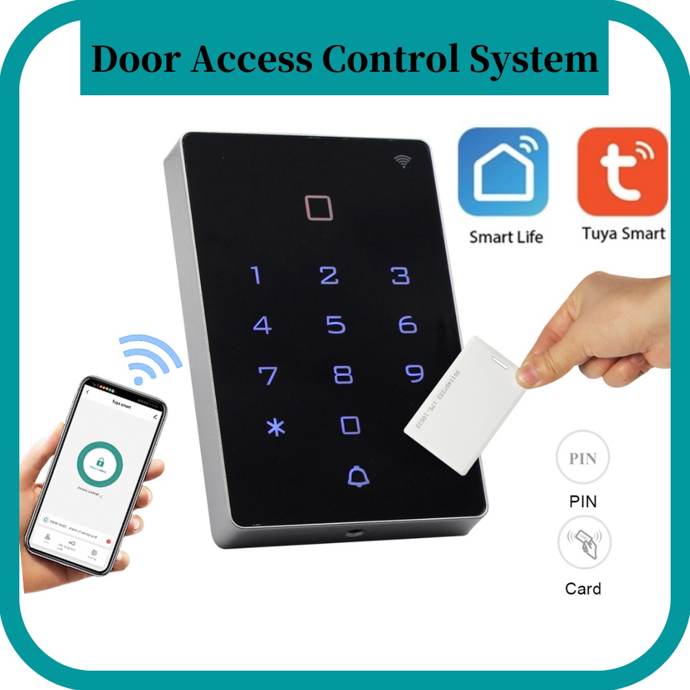 WIFI Tuya SmartLife Door Access Control System Standalone Keypad RFID ...
