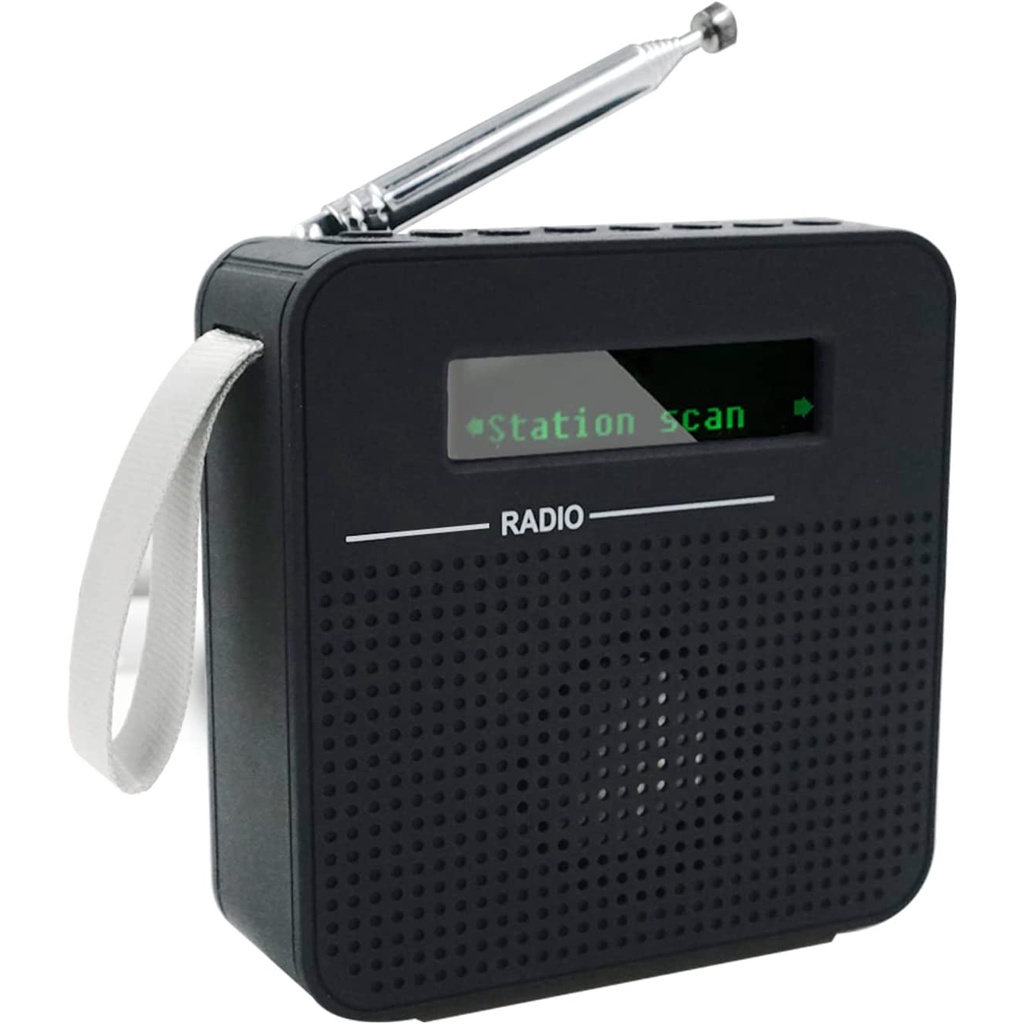 Maxesla DAB/DAB+ Radio Portable, Rechargeable Battery and Mains Powered Portable DAB Radios, DAB