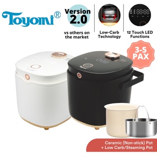 TOYOMI 1.8L SmartDiet Micro-Com Rice Cooker with Low Carb Rice RC 9512LC