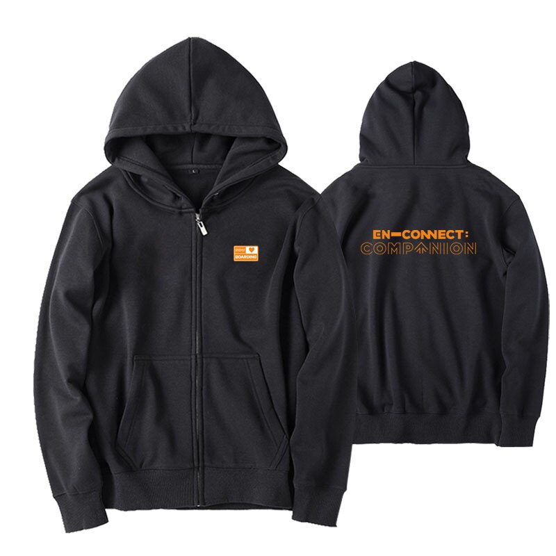 ENHYPEN - ＊新品未使用＊ ENHYPEN フーディ hoodie 01 black M ♡ ENHYPEN | ZIP-UP HOODIE (BLACK)