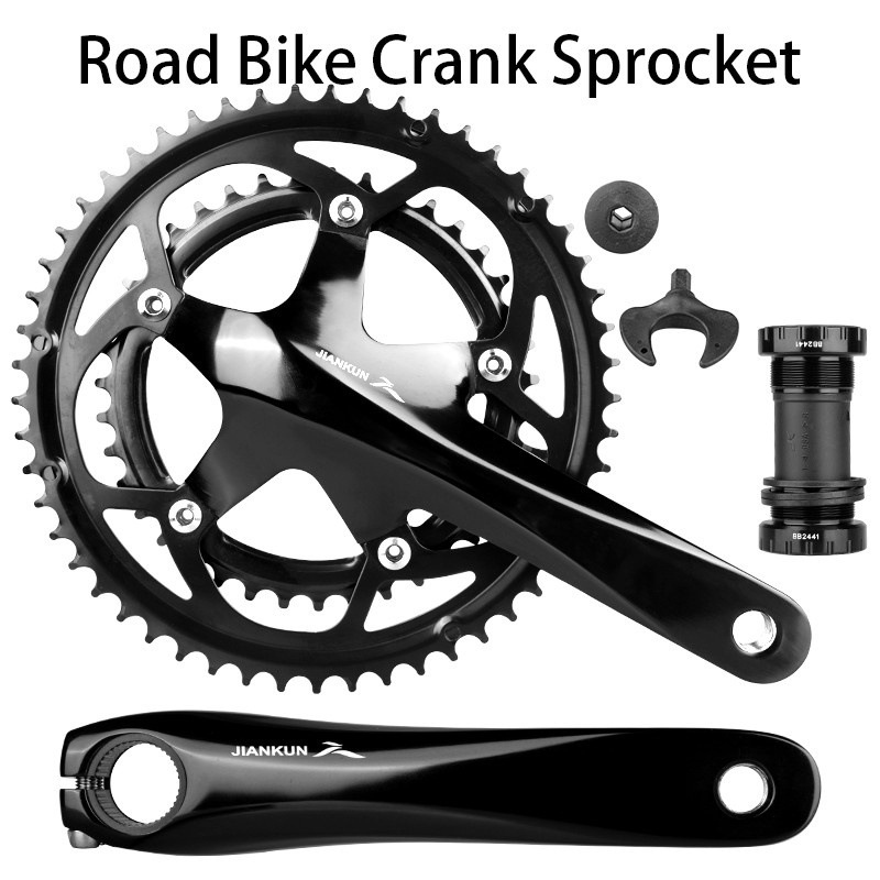 JIANKUN IXF Bike Crankset Road Bike Crankset 110/130BCD Hollow Crankset