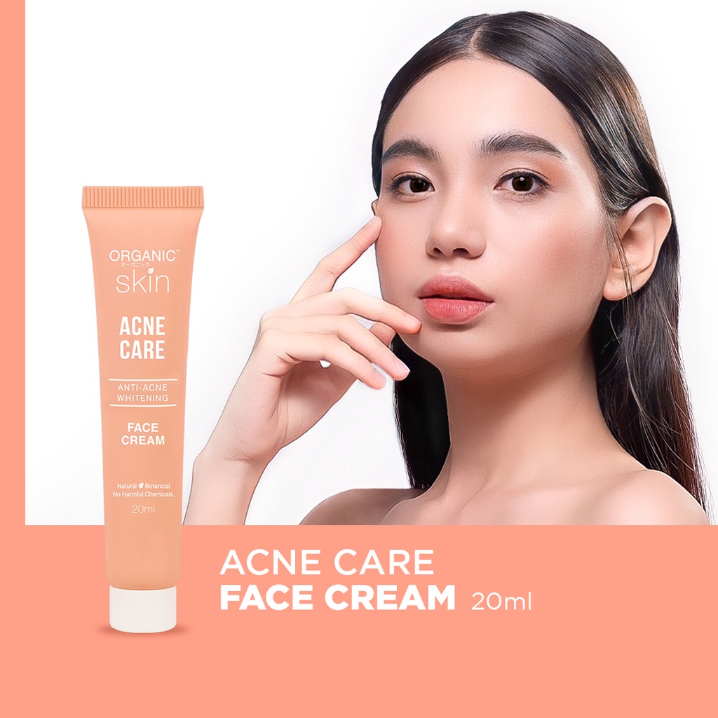 Organic Skin Japan Acne Care AntiAcne Whitening Face Cream 20ml Anti