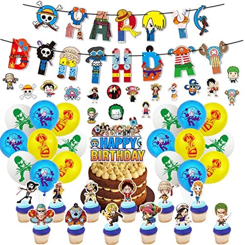 One Piece Birthday Decoration Luffy Birthday Decoration Character