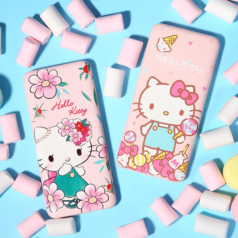 Hello Kitty Large capacity Cute Powerbank Portable 10000 mAh batteries