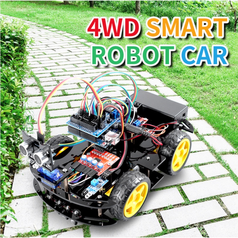 TSCINBUNY Creative STEM School DIY Class Smart Robot Car Toy Kit V2.0 ...