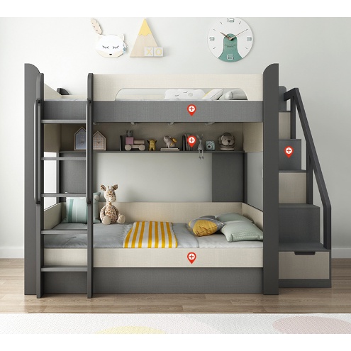 (Free Installation) Northern Nordic Children's Bunk Bed Series/bed ...