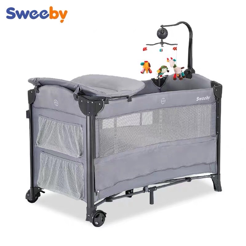 Sweeby Cosleeper Playpen Baby Sleeping Bed w Diaper Changer Shopee