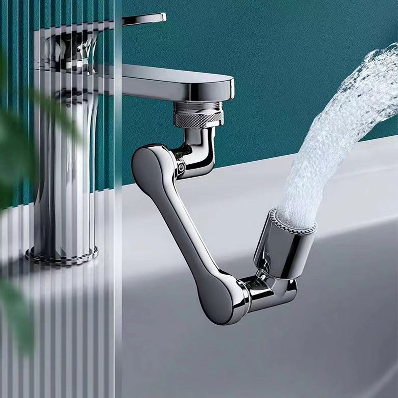 Universal Rotating Faucet Extender Robotic Arm Aerator Washbasin Faucet