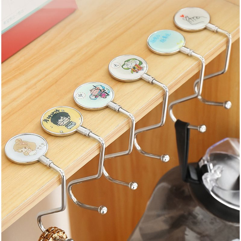 1PCS Student Foldable Table Hook Women Handbag Organizer Office Desk ...