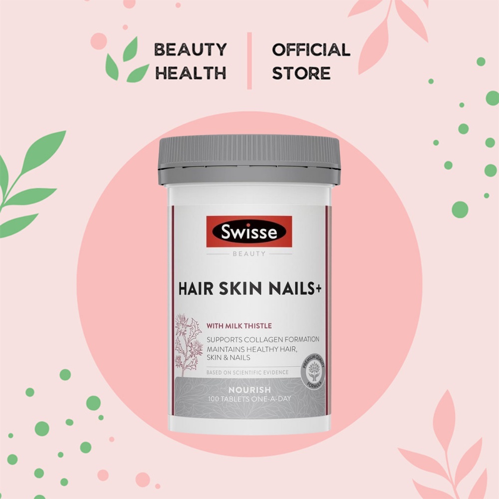 [SG l Authorized] Swisse, Hair Skin Nails+ Tablets for Collagen Formation. 100 Tablets [SEPT 2024] [BeautyHealth.sg]