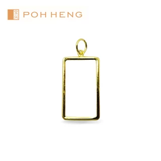 Poh Heng Jewellery 22K Gold 1gm Gold Bar Frame [Price By Weight]