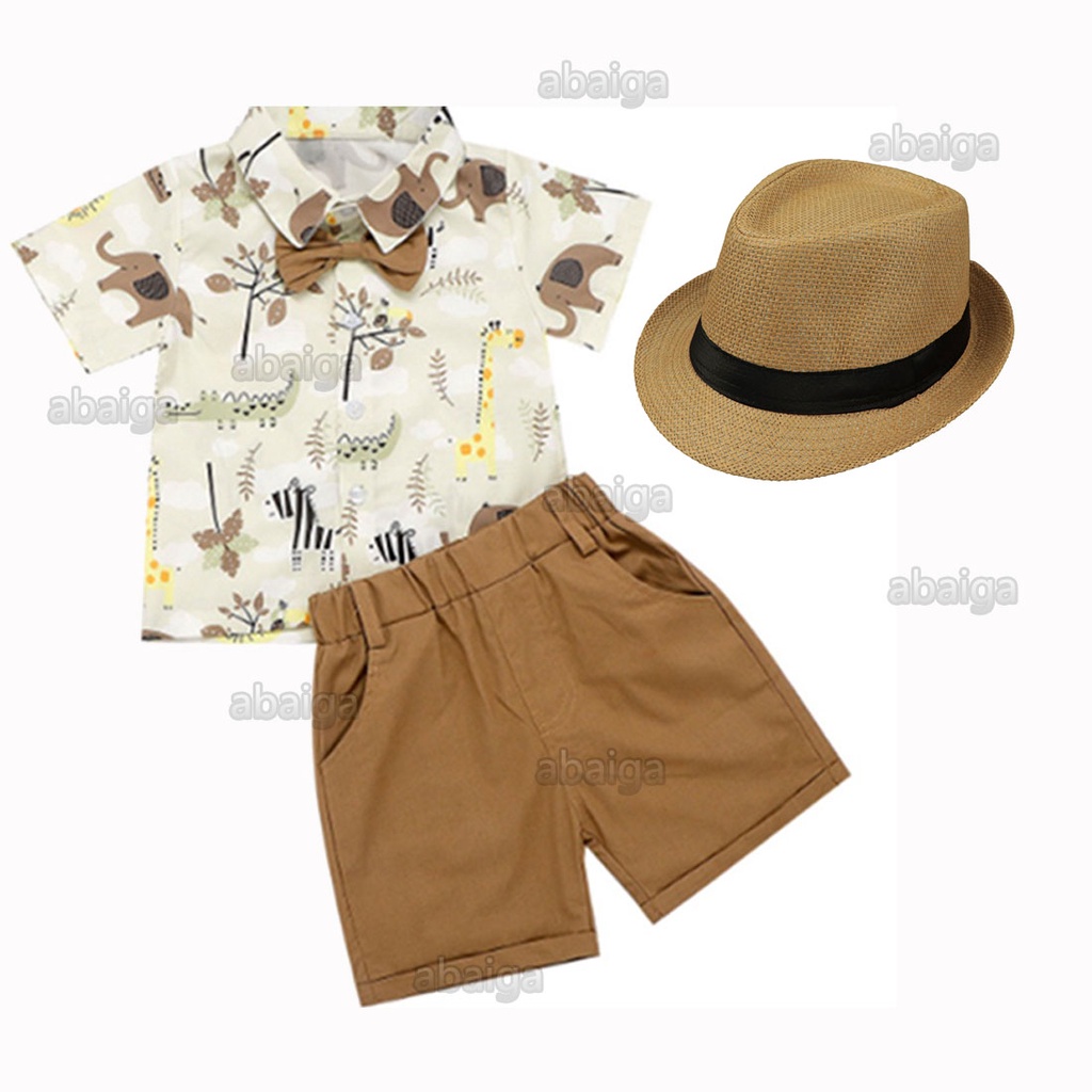 Safari Costume Baby Boy 1year Old Birthday Outfit Gentleman Animal