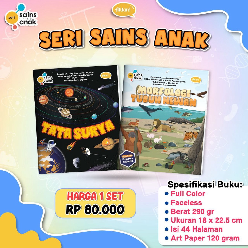 Children's Science Series Solar System and Animal Body Morphology ...