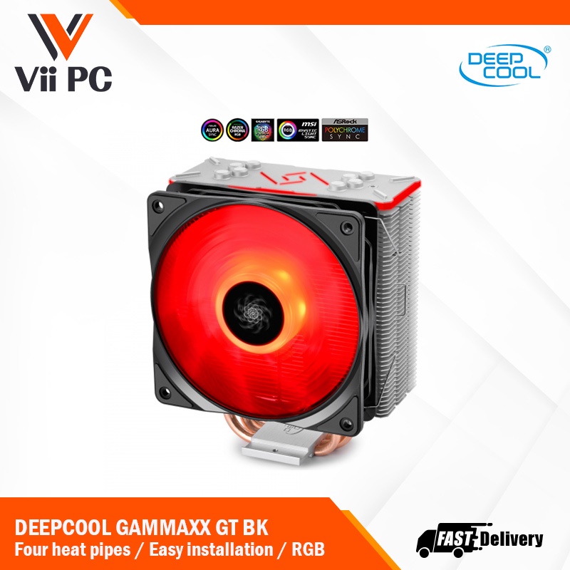 Deepcool CPU Cooler Gammaxx GT RGB | Shopee Singapore