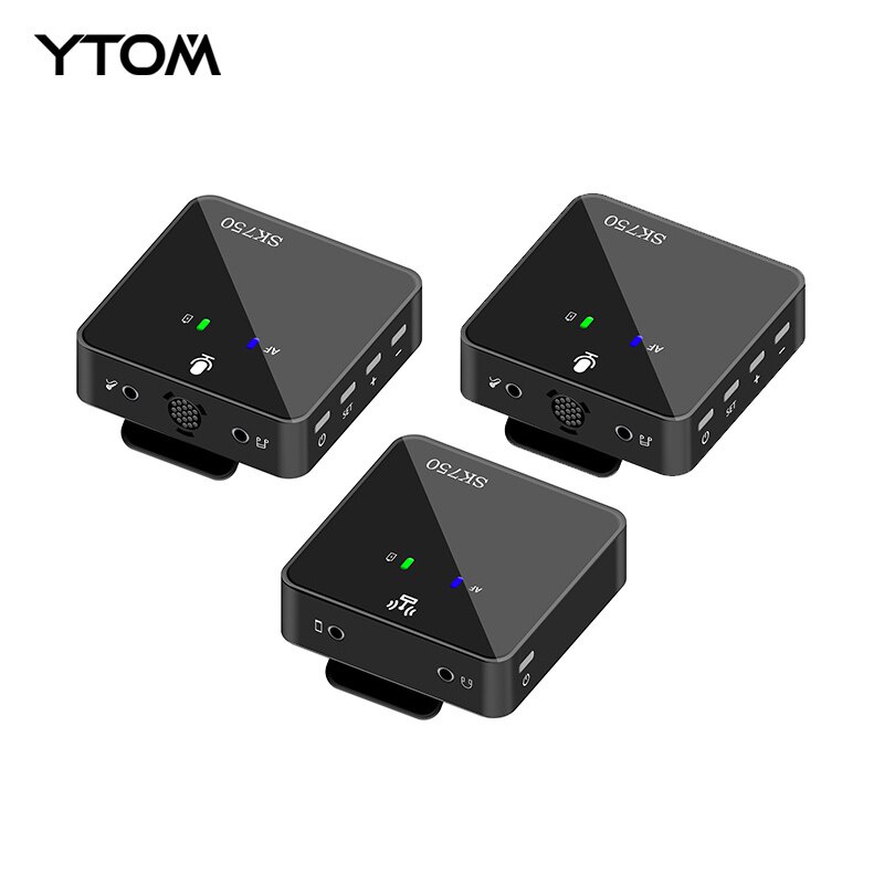 Wireless YTOM SK750 Lavalier Microphone Portable Small Lavalier ...
