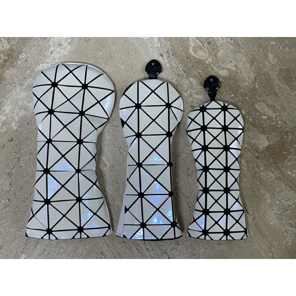 Qingsong Golf LITE Aurora Plaid Wood Cover (Driving+Fairway+Iron Cover ...