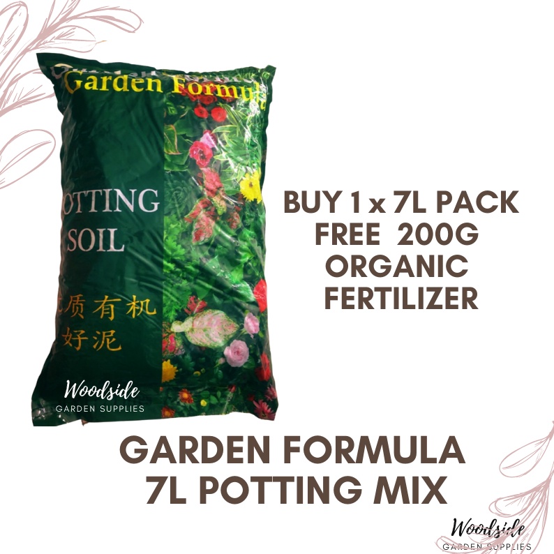 Garden Formula Potting Mix Available in 7L, 14L, 21L, 28L Pack Free
