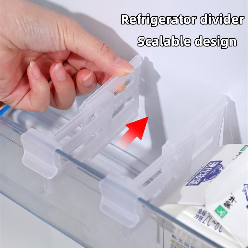 Refrigerator Side Door Partition Divider Storage Rack, Freely ...