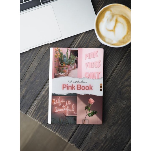 PINK Themed Paper Sheets Photo Sticker Book Photo tiles 52