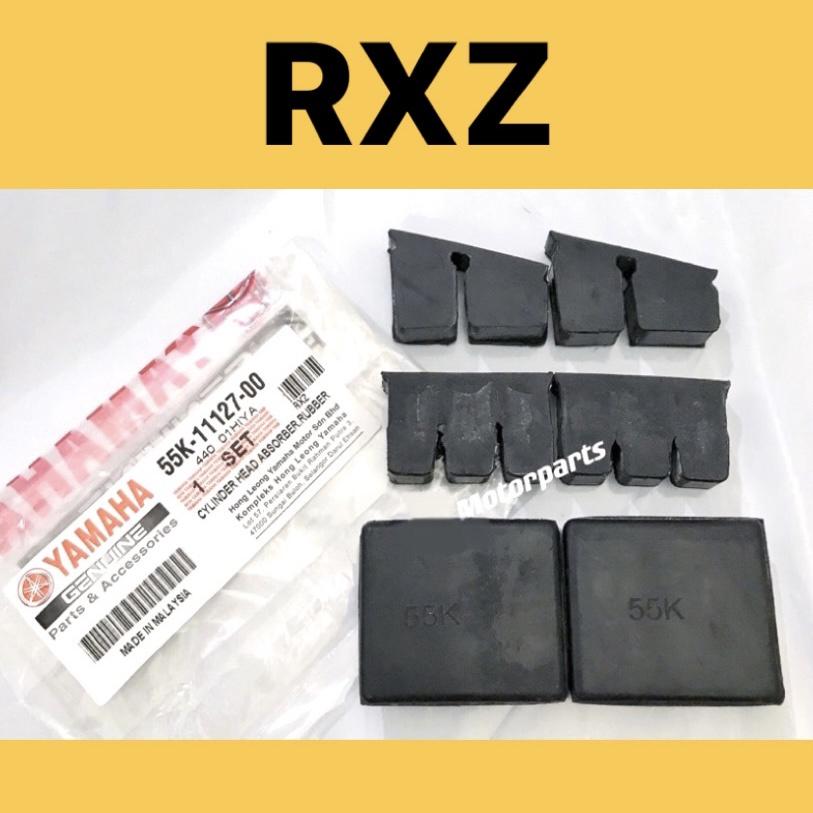 RXZ Cylinder Block & Head Rubber (1set) Getah Block & Head GETAH DAMPER ...