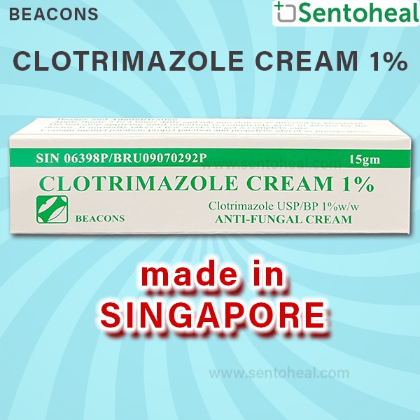 Beacons Clotrimazole Cream 1 15g Antifungal cream/ Candidiasis