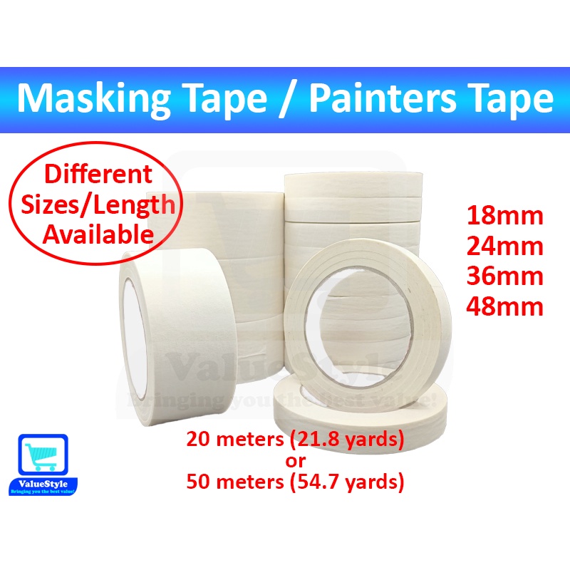 Masking Tape / Painters Tape / Artwork Tape / Paint Tape / Paper Tape