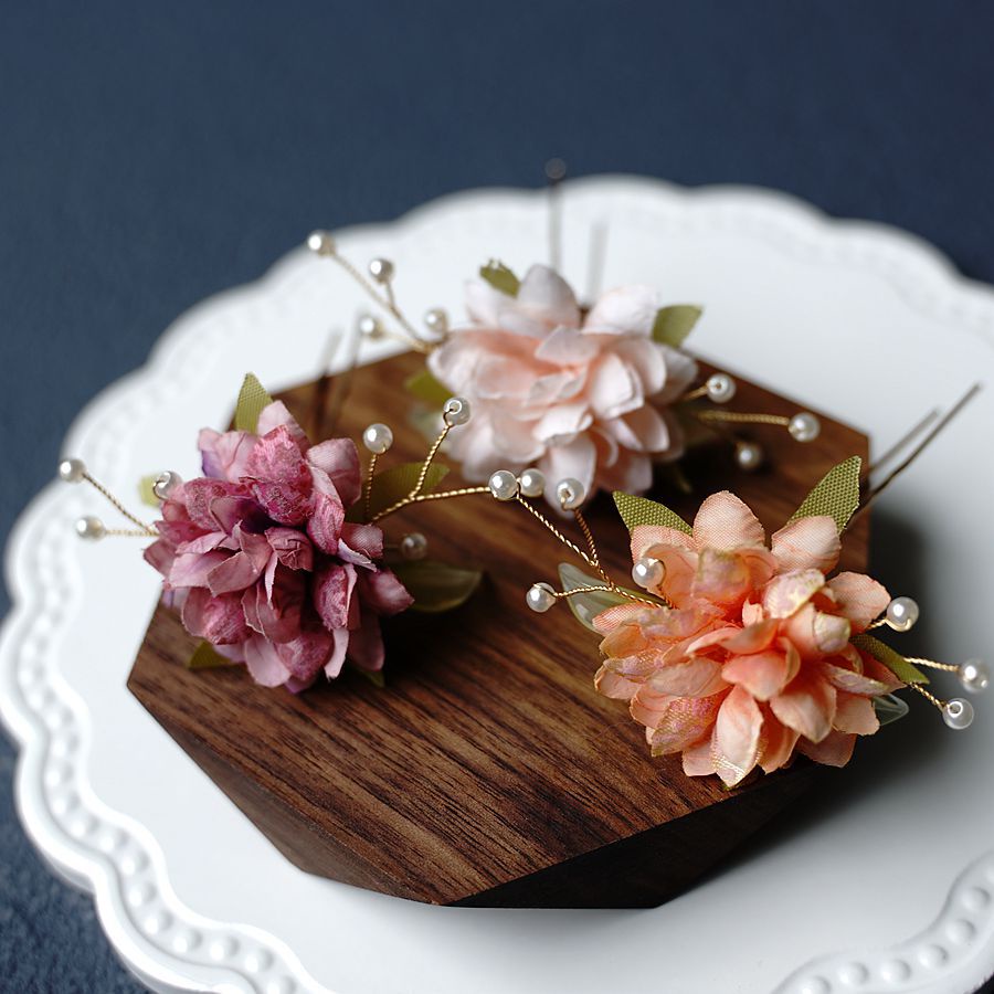 Hana Hairpin 'December Has Flower' – Japanische Haarnadel Mit Maiko-Motiv, Import Aus Japan