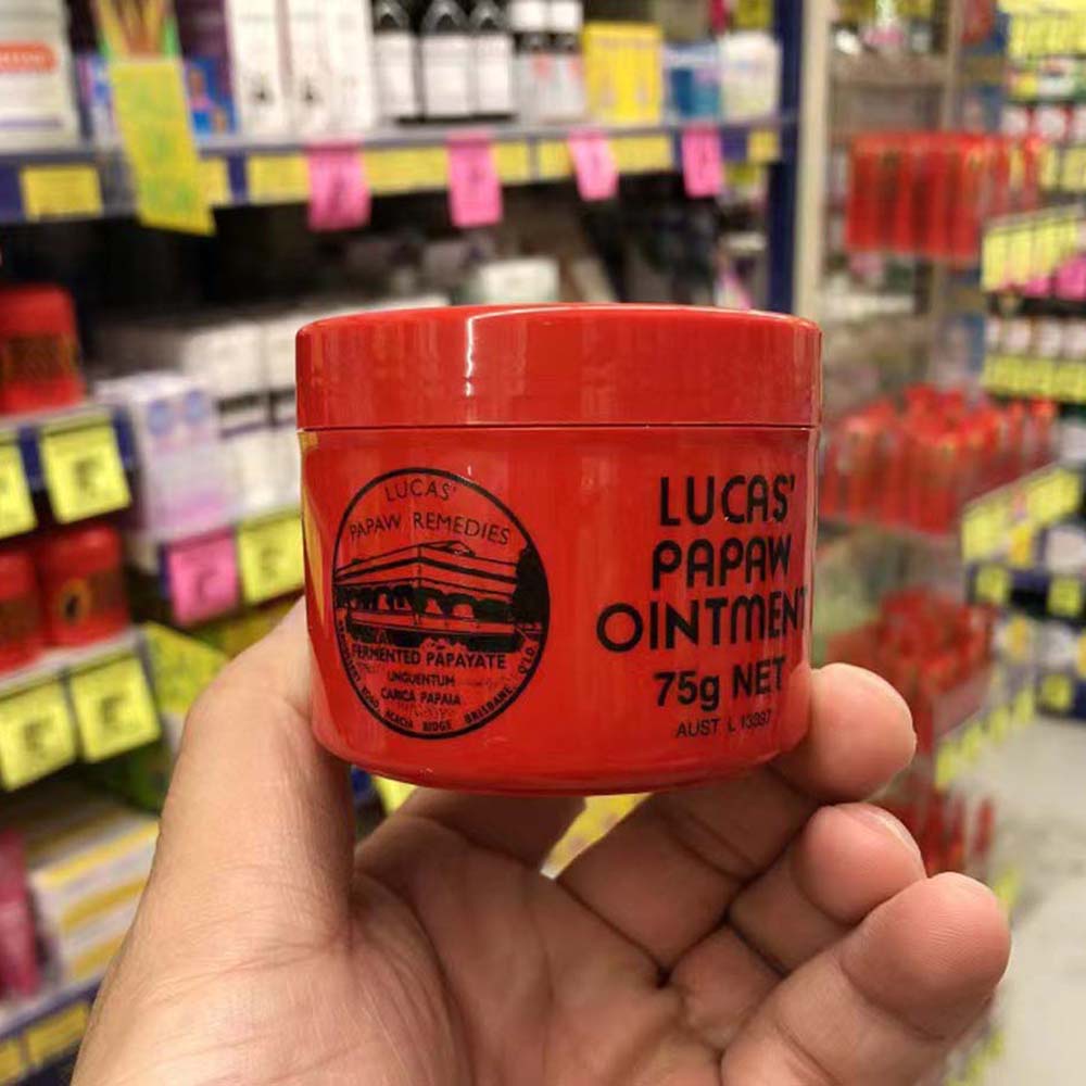 LUCAS' PAPAW Ointment oil Cream 75g for Chapped Lips Minor Burns