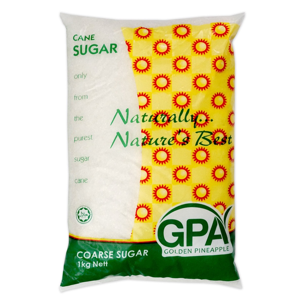 GPA Coarse Sugar 1kg - 100% Natural Coarse Cane Sugar | Shopee Singapore