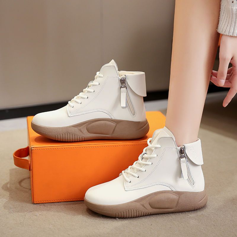 White high top on sale boots