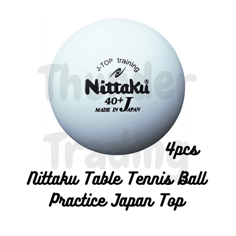 Nittaku Table Tennis Ball Japan Top Perfect training ball ( 4pcs without box ) Shopee Singapore