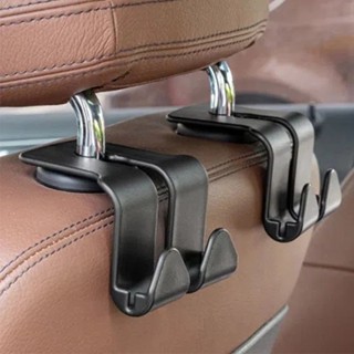 4pcs Multifunctional Car Hook Seat Back Double Hook Car Hook for