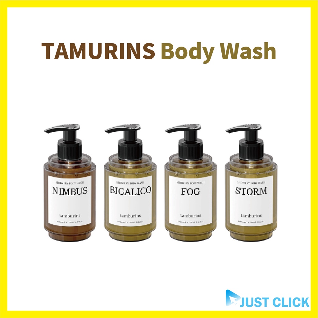 [Tamburins] Body Wash, Body Lotion 240ml BIGALICO NIMBUS FOG STORM