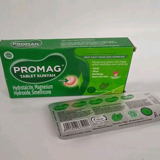 Promag Chewing Tablets 10Tablet Contents Shopee Singapore