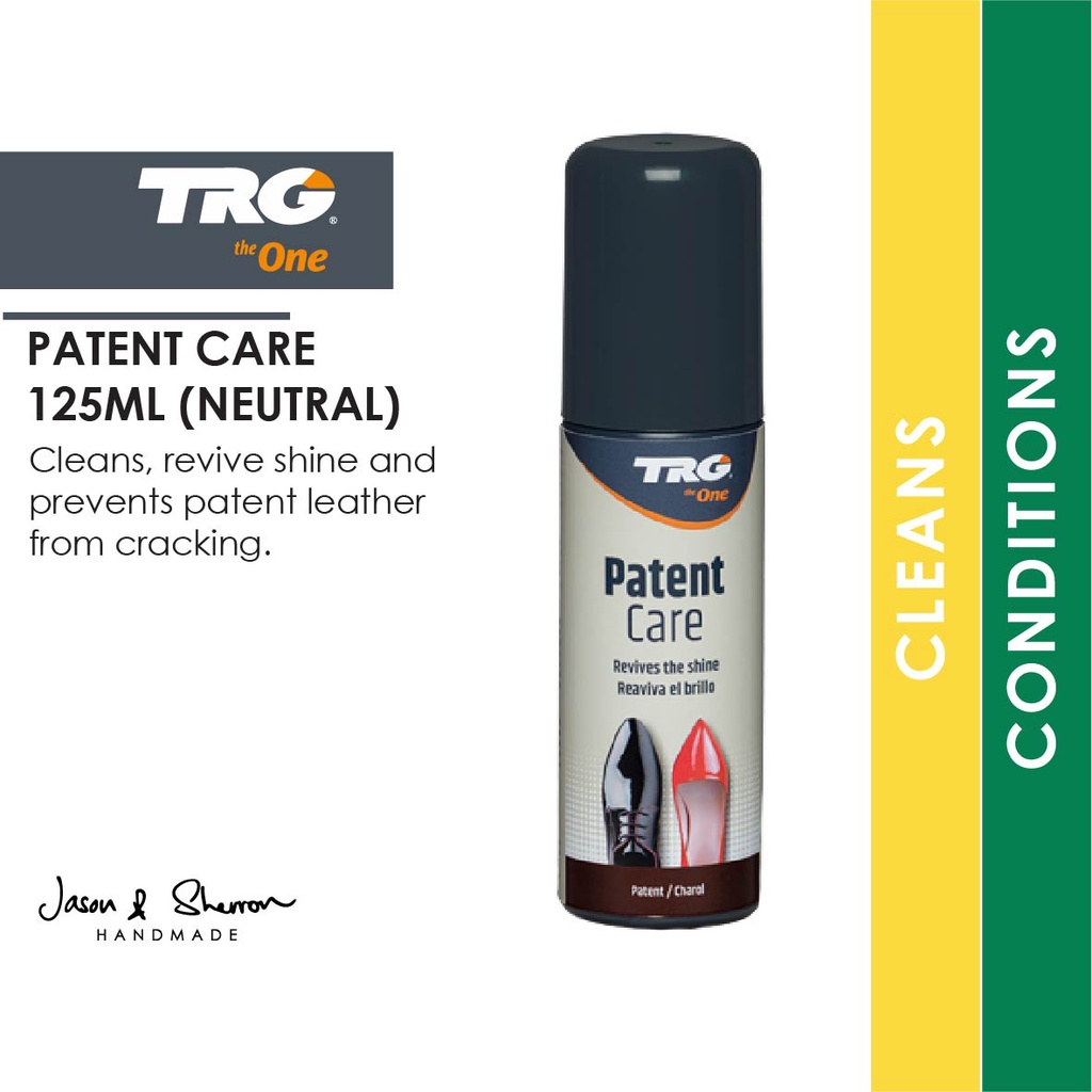 TRG the One Patent Care 75ml Specially formulated for patent leather. Revives the shine and prevents from cracking. Shopee Singapore