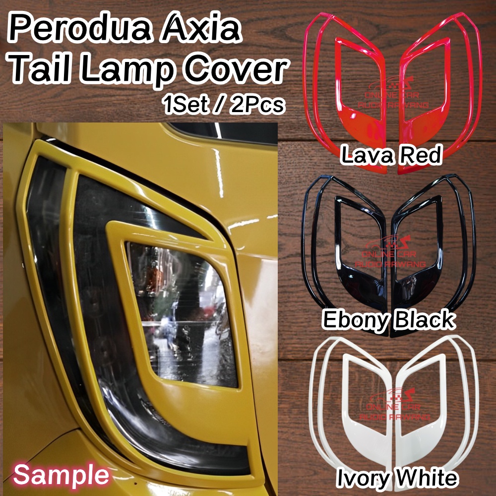 Perodua Axia Tail Lamp Cover 1Set / 2Pcs Shopee Singapore