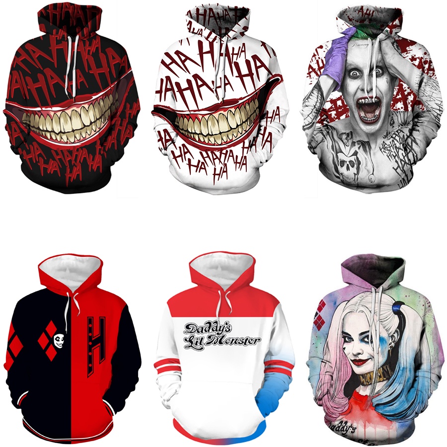 Joker and harley 2024 quinn couple hoodies