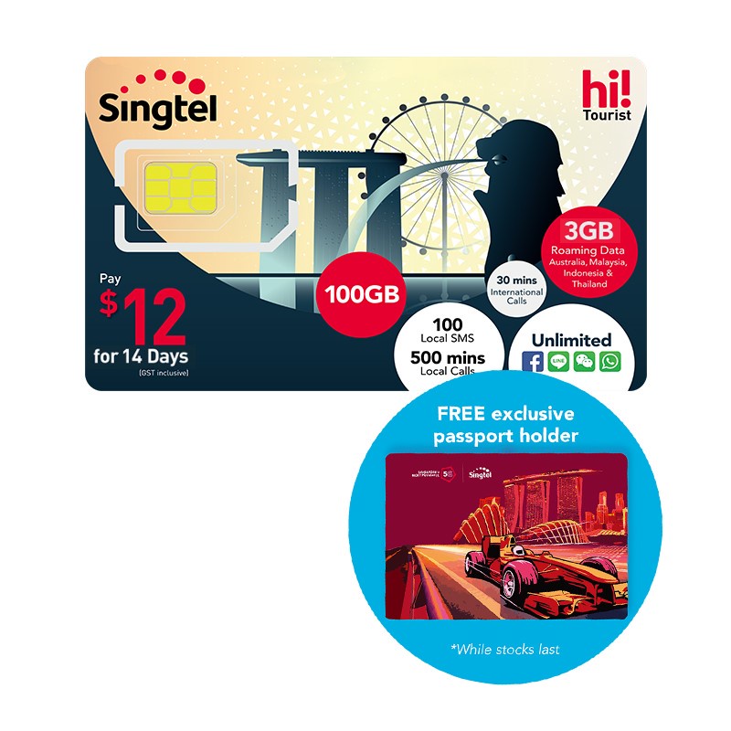 singtel $12 hi tourist sim card