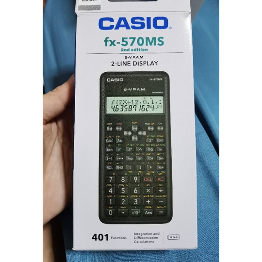 Casio fx570MS 2nd Edition scientific calculator Shopee Singapore
