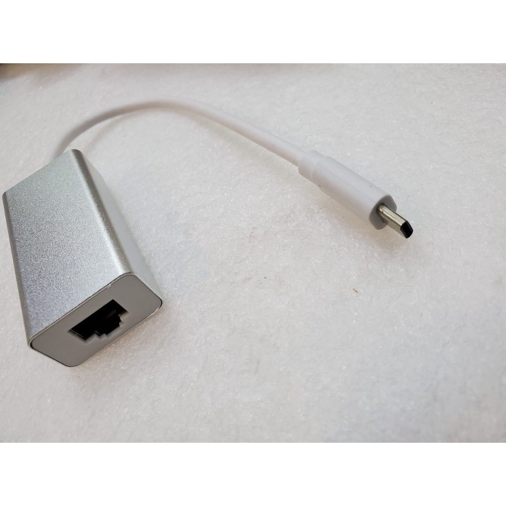 USB-C To Ethernet Adapter - USB 3.1 Type C Male To RJ45 Female LAN Network Dongle