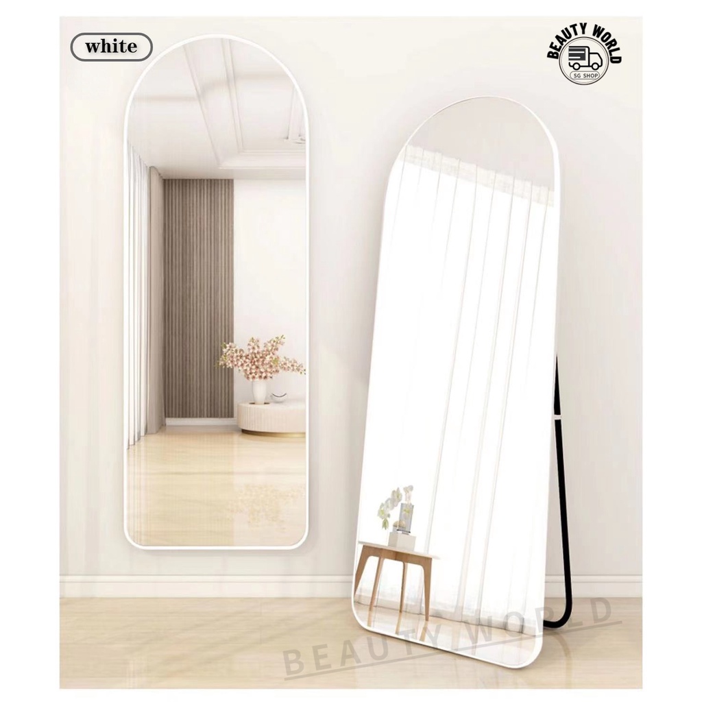 Full-length mirror, floor-to-ceiling mirror. Girls' bedroom wall hanging fitting mirror | Shopee ...