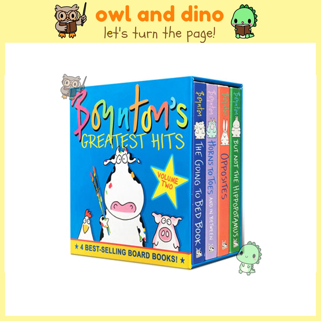 Boynton's Greatest Hits The Big Blue Box (4pc Board Book Set) | Shopee ...