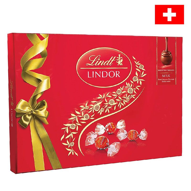 Lindt Lindor All Kinds Of Milk Chocolate Box 168G Shopee Singapore