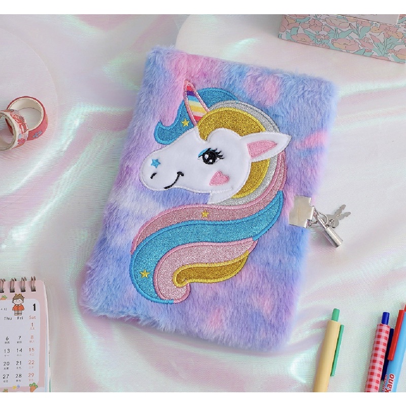 secret diary with lock unicorn diary notebook with lock | Shopee Singapore