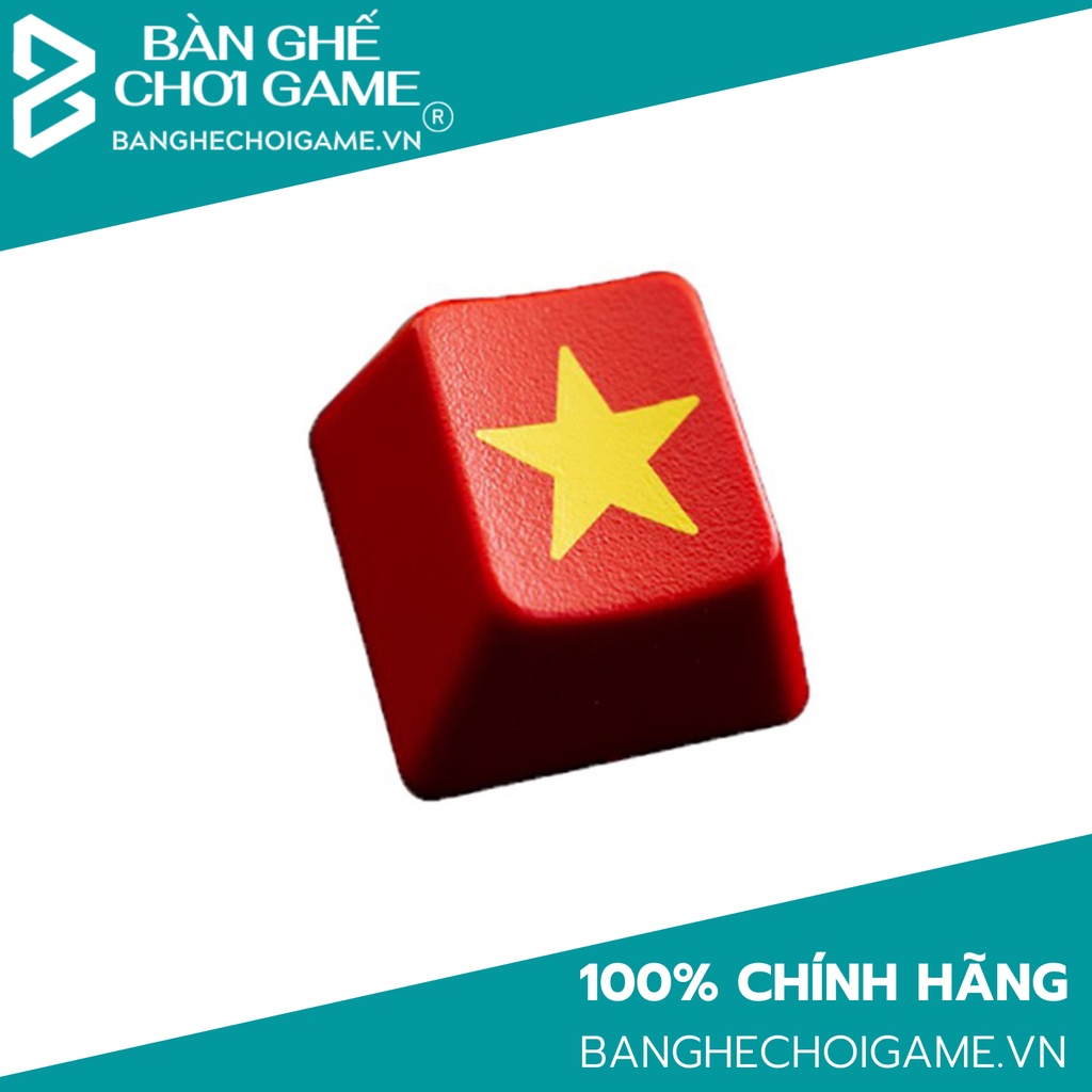 Vietnamese Gold Star Red Flag Keycap For Mechanical Keyboard | Shopee ...