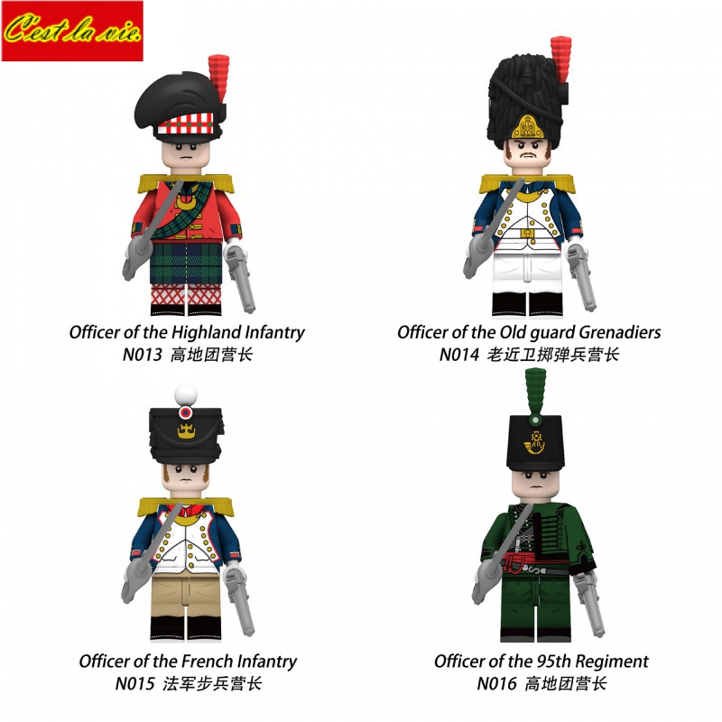 Napoleon War Series Building Blocks French Army Highland Legion Camper
