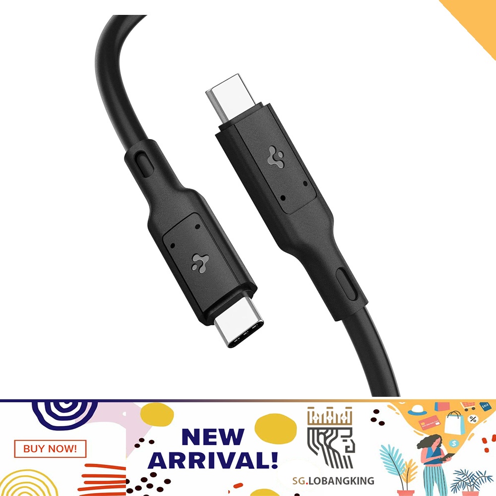 USB 4 Cable, Supports 8K UHD Display, 40Gbps Data Transfer, 240W PD Fast Charging USB C Braided