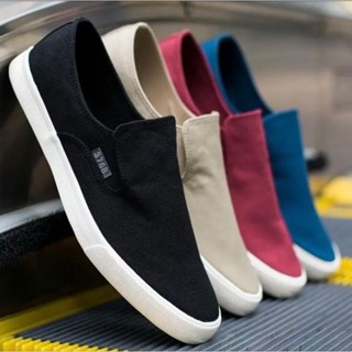 Casual black slip hot sale on shoes